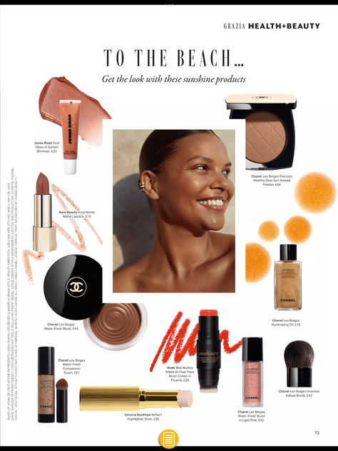 Victoria Beckham Cosmetics, Autumn Makeup, Chanel Les Beiges, Deep Autumn, Fall Makeup, Healthy Glow, Beauty Bar, Blush Color, Chanel Shoes