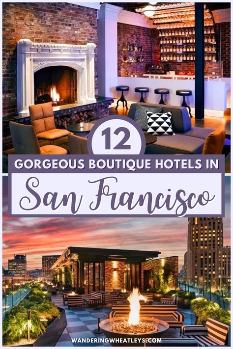 Are you looking for fabulous places to stay in San Francisco, California? Here are 12 of the BEST boutique hotels in San Francisco in the best neighborhoods in San Francisco for a perfect California vacation! I where to stay in San Francisco I accommodation in San Francisco I San Francisco accommodation I hotels in California I accommodation in California I where to stay in California I California hotels I places to stay in California I California boutique hotels I #USA #Caifornia #SanFrancisco Where To Stay San Francisco, San Francisco Accommodation, California Zephyr, Visit San Francisco, California Trip, Visit Usa, California Photos, Best Boutique Hotels, California Vacation