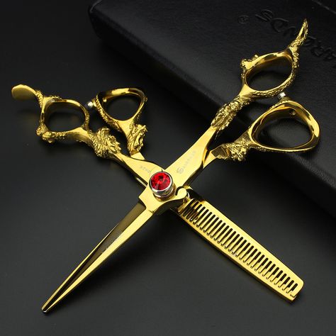 Video Games Controller, Games Controller, Professional Flats, Barber Shears, Professional Hair Tools, Barber Scissors, Thinning Scissors, Hairdressing Scissors, Golden Dragon