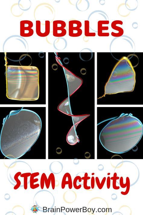 Shaped Bubbles STEM Activity for kids. So. Much. Fun! Stem Projects Elementary, Spring Stem Activities, Stem Activity For Kids, Stem Activities Kindergarten, Stem Camp, Summer Stem, Steam Challenges, Steam Ideas, Stem Classes