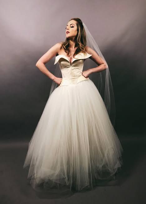 Grace Kelly Wedding Dress, Grace Kelly Wedding, Liz Gilles, Dynasty Outfits, Fallon Carrington, Crystal Wedding Dress, Liz Gillies, 2016 Wedding Dresses, Elizabeth Gillies