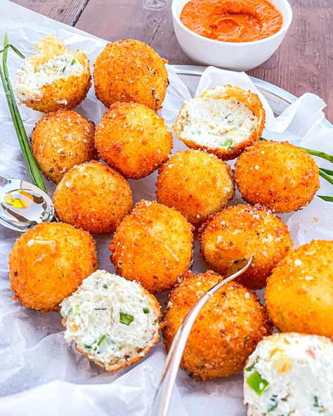 Goat Cheese Fritters, Goat Cheese Snacks, Cheese Fritters, Goat Milk Recipes, Goat Cheese Appetizer, County Sligo, Change Time, Quick Bites, Sides Recipes