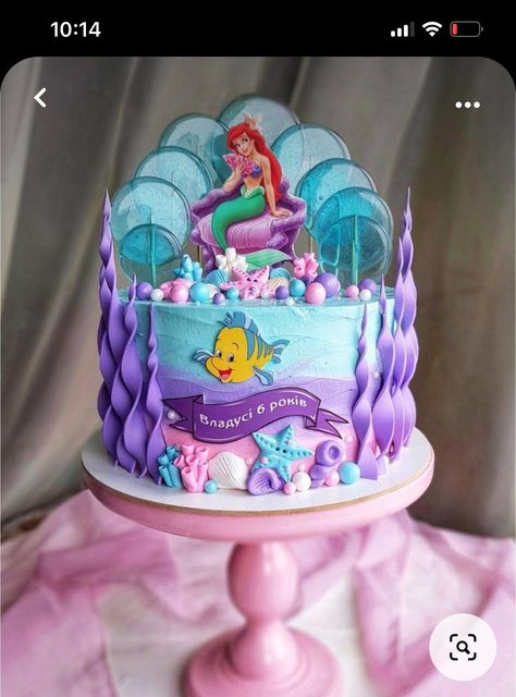 Birthday Cake Marmeid, Birthday Cake Ariel Mermaid, Princess Ariel Birthday Cake, Marmeid Cake, Ariel Birthday Party Cake, Little Mermaid Cake Ideas, Ariel Cake Ideas, Ariel Mermaid Cake, Ariel The Little Mermaid Cake