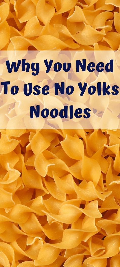 AD: No Yolks noodles are the perfect addition to any meal! Perfect for casseroles, soups, as a side item, and any many different recipes as well.  #NoYolks #NoOtherNoodle #easydinner via @CookEatGo No Yolk Noodle Recipes Chicken, No Yoke Noodles Recipes, No Yolks Noodles Recipes, Chicken Noodle Casserole Recipes, Cake Noodle Recipe, Creamy Chicken Noodle Casserole, Weight Watcher Pizza Recipe, Chicken With Noodles, Healthy Noodle Recipes