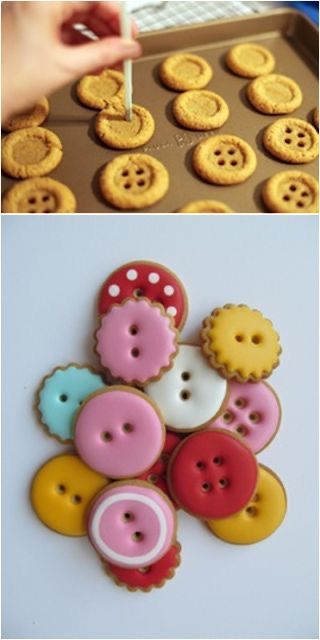 Colorful Cookies, Button Cookies, Cookie Recipes Decorating, Halloween Breakfast, Cookie Decoration, Cookie Making, Iced Biscuits, Cute Cookies, Cute Desserts