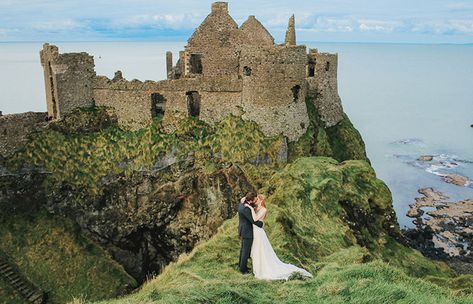 These epic moments captured just made eloping the easiest decision ever. These elopement destinations are total #weddinggoals #castle Oregon Lakes, Dunluce Castle, Irish Castles, Castles In Ireland, Capitol Reef National Park, Ireland Wedding, Irish Wedding, Wedding Site, Castle Wedding