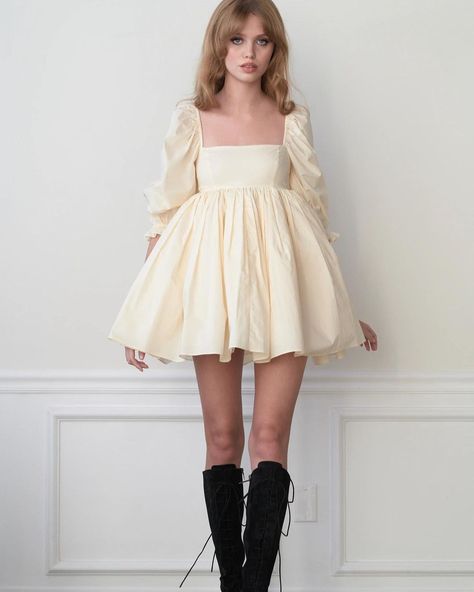 Audition Outfit, Organza Styles, French Cream, Baby Lamb, Puff Dress, Cream Desserts, The Lamb, Tutu Dress, Princess Dress