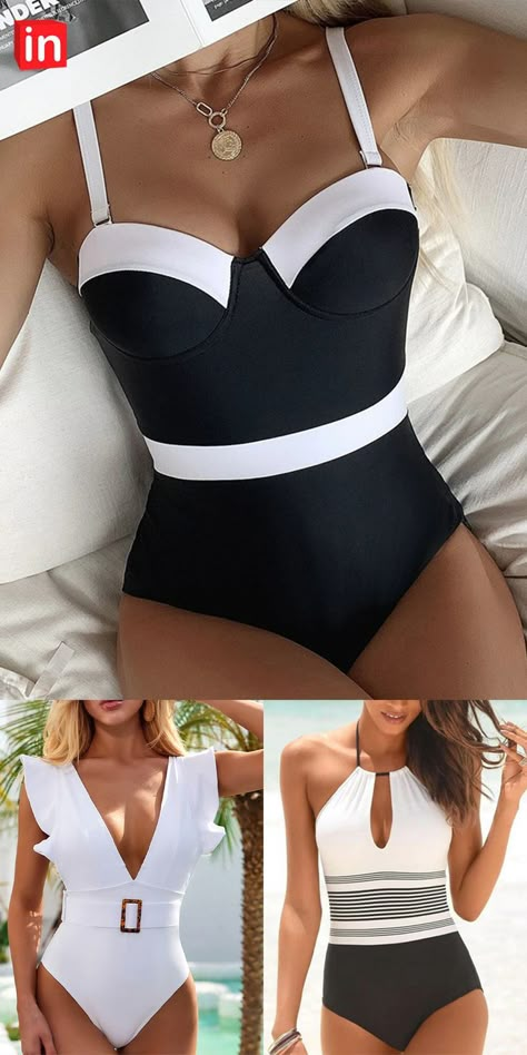 Womens Tankini Swimwear, Moda Academia, Swimwear 2024, Summer Holiday Outfits, Vacation Fashion, Trendy Swimsuits, Swimwear One Piece, Love Clothing, Moda Vintage