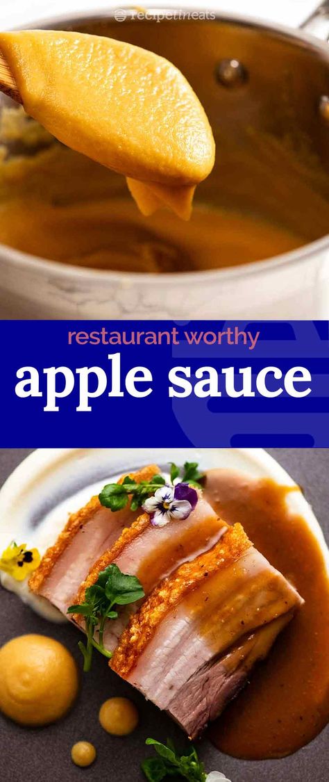 Pork With Apple Sauce, Pork Belly Dipping Sauce Recipes, Pork Apple Sauce, Sauce For Pork Belly, Pork Belly Dipping Sauce, Apple Sauce For Pork, Pork Belly Sauce, Sauce For Pork Roast, Pork And Apple Sauce