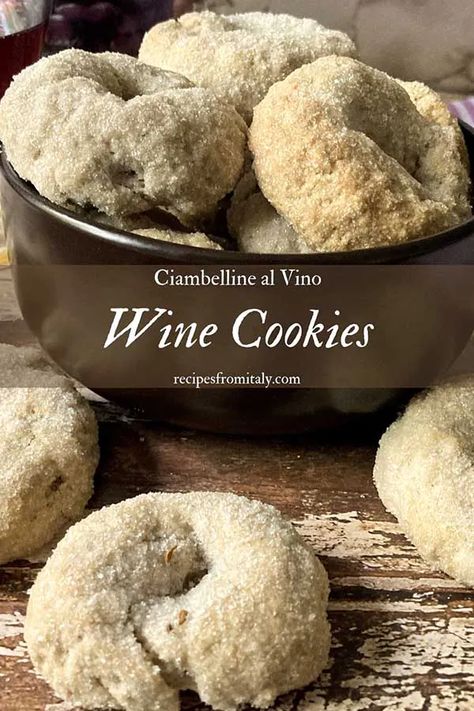 Italian Wine Cookies Recipe, Amaretti Cookie Recipe, Recipes From Italy, Amazing Cookie Recipes, Wine Cookies, Amaretti Cookies, Lemon Cookies Recipes, Italian Cookie Recipes, Italian Recipes Authentic