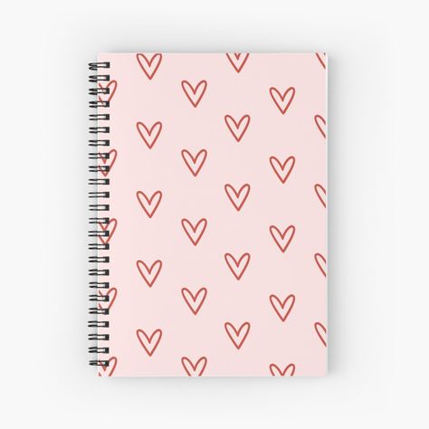 Get my art printed on awesome products. Support me at Redbubble #RBandME: https://www.redbubble.com/i/notebook/heart-pattern-by-brickelle/68942618.WX3NH?asc=u Redbubble Notebook, Heart Journal, Spiral Notebooks, Heart Pattern, Christmas Wishlist, Heart Patterns, A Journal, Spiral Notebook, Red Heart