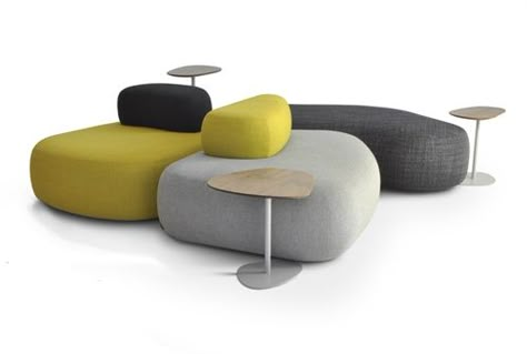 hm63 by nigel coates for hitch mylius Organic Seating, Office Sofa, Office Seating, Creative Furniture, Modular Furniture, Soft Seating, Lounge Seating, Upholstered Furniture, Interior Furniture