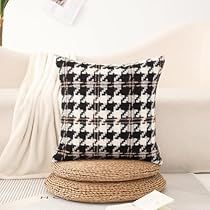 Houndstooth Pillows, Dining Room Outdoor, Couch Bench, Floor Office, Wedding Dining, Zigzag Stitch, Wash Pillows, Chair Couch, Car Party