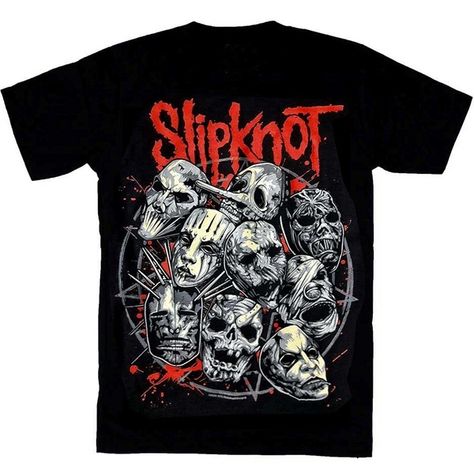 Music Posters, Slipknot, Trendy Tee, Vintage Music, Short Sleeve T Shirt, Rock Band, Stylish Shirts, Cotton T Shirt, Fabric Material