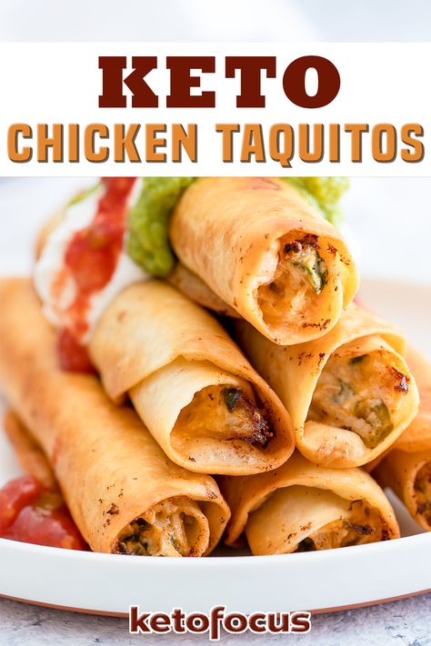 Keto Recipes Mexican, Keto Low Carb Tortilla Recipes, Keto Meals With Rotisserie Chicken, Keto With Rotisserie Chicken, Low Carb Tortilla Meals, Keto Recipe With Rotisserie Chicken, Keto Chicken Wraps Low Carb, Keto Mexican Food Recipes, Low Carb Taquitos Chicken