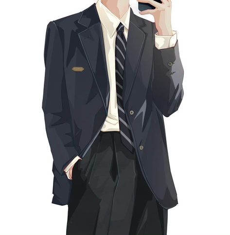 Manhwa Art Style, Manhwa Art, Jewelry Storage Solutions, Royal Clothes, High School Uniform, School Uniform Outfits, Anime Cupples, Boys Uniforms, Clothing Design Sketches