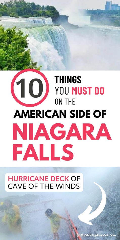 US travel. Visit the blog for fun things to do on the American side of niagara falls! travel destinations. places to travel. summer road trip from NYC. from buffalo ny. upstate new york. from rochester ny. Niagara Falls USA. american side niagara falls. outside activities. kids, teens, family, families. waterfalls. weekend trip from new york city. new york outdoor vacation. summer bucket list. new york travel. june. july. august. september. travel aesthetic. flashpacking america niagara falls New York Road Trip, Niagara Falls At Night, Niagara Falls Usa, Niagara Falls Trip, Activities With Kids, Niagara Falls State Park, New York State Parks, Niagara Falls New York, State Park Camping