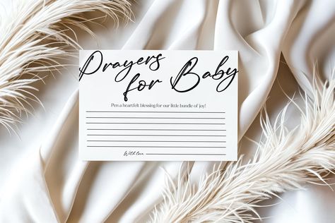 Prayers for Baby Baby Shower Games Printable Prayers Cards Wishes for Baby Wishes Card Advice and Wishes Editable Template MN1 - Etsy Prayers For Baby, Minimal Baby, Prayer For Baby, Baby Wishes, Baby Shower Games Printable, Printable Prayers, Wishes For Baby Cards, Games Printable, Wishes For Baby