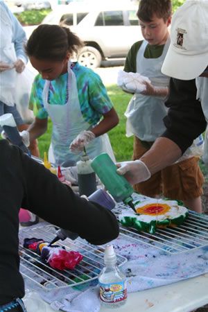 Tie Dye Station Birthday Parties, Tie Dye Station, Baby Bbq, Tie Dye Birthday Party, Tie Dye Birthday, Baby Q Shower, Tie Dye Party, Pine Valley, Art Birthday Party