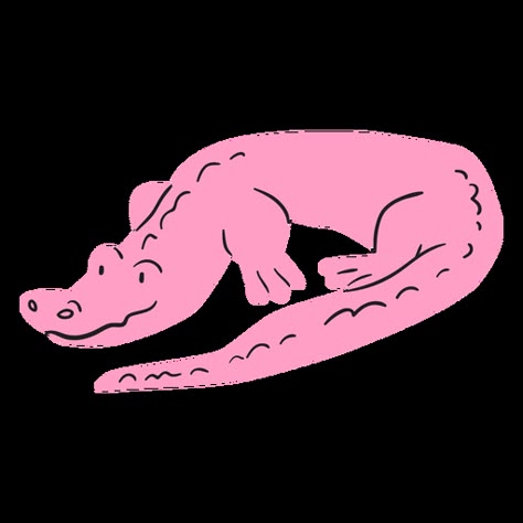 Flat smiling pink alligator #AD , #ad, #AFFILIATE, #smiling, #pink, #alligator, #Flat Alligator Tattoo, Crocodile Illustration, Pink Alligator, Doodle Paint, Tattoo Project, Graphic Design Fun, Layout Template, Create T Shirt, Drawing Tips