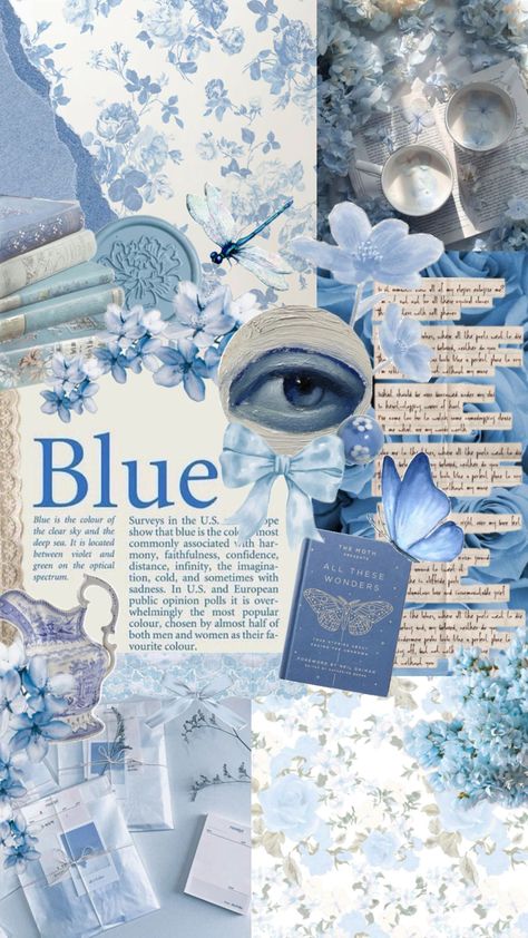 #collage #wallpaper #aesthetic #blue #floral #books #vintage #academia Deep Blue Aesthetic Vintage, Light Blue Aesthetic Vintage, Light Blue Collage Wallpaper, Blue Old Money Aesthetic, Light Blue Aesthetic Collage, Blue Collage Aesthetic, Blue Vintage Aesthetic, Collage Wallpaper Aesthetic, Blue Academia