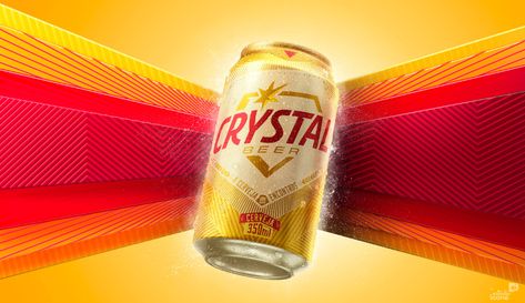 Crystal Projects, Lon Bia, Drink Design, Beer Ad, Polar Light, Sport Illustration, Drinks Design, Brand Campaign, Energy Drink