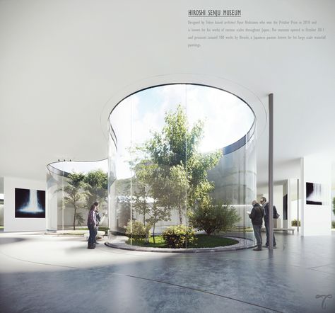 Hiroshi Senju Museum o#architecture #render #3d #building #design #idea Interior Architecture Portfolio, Kaufmann House, Museum Interior, Art Interior Design, Japanese Architect, Architecture Concept Drawings, Architecture Design Concept, Museum Architecture, Art Interior