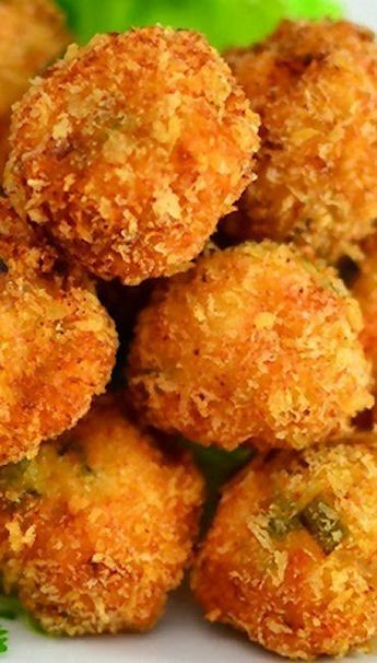 Fried Shrimp Balls Fried Shrimp Balls, Shrimp Balls, Fried Shrimp Recipes, Shrimp Recipes Easy, Shrimp Dishes, Fried Shrimp, Kitchen Door, Seafood Dinner, Croquettes