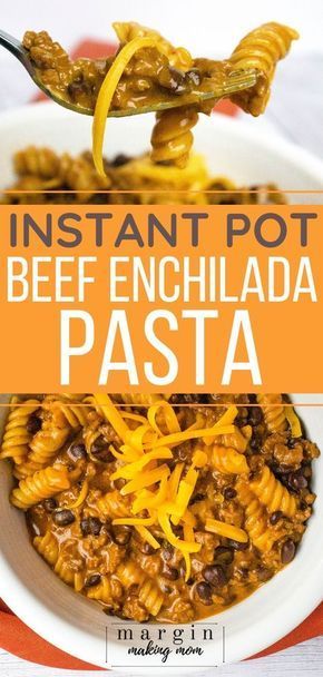 Beef Enchilada Pasta, Instant Pot Pasta Recipes, Pasta In The Instant Pot, Instapot Ideas, Stroganoff Beef, Recipes Steak, Beef Recipe Instant Pot, Enchilada Pasta, Dinner Beef