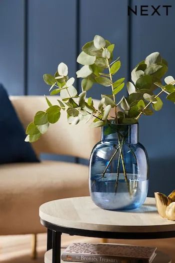 Vases - Large & Small Flower Vases | Next UK Wrap Dress Wedding Guest, Flower Clock, Glass Flower Vase, Glass Flower Vases, Beach Diy, Ceramic Jug, Glaze Ceramics, Metal Vase, Blue Vase