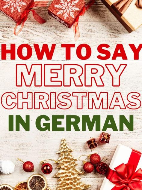 Christmas Traditions In Germany, Xmas Poems, German Christmas Cards, Merry Christmas In German, Merry Christmas German, Christmas Wishes Messages, German Cooking, Homemade Tags, Christmas In Germany