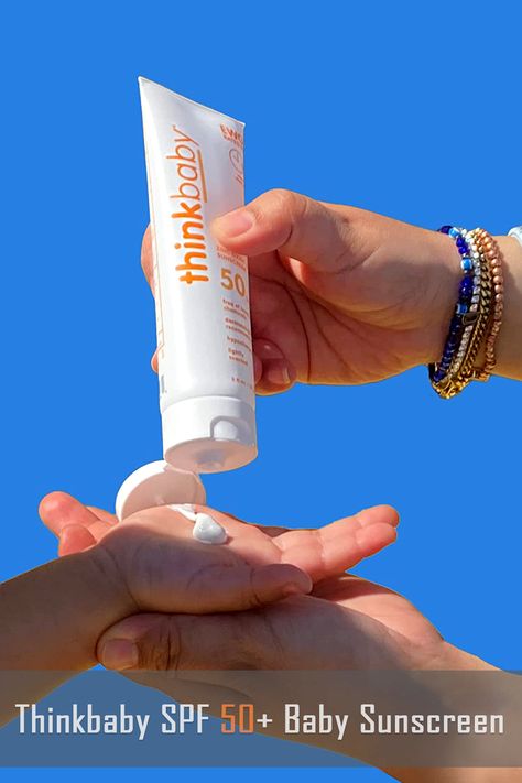 Thinkbaby SPF 50+ Baby Sunscreen – Safe, Natural Sunblock for Babies - Water Resistant Sun Cream Check more at https://mangadexx.com/thinkbaby-spf-50-baby-sunscreen-safe-natural-sunblock-for-babies-water-resistant-sun-cream/ Natural Sunblock, Baby Sunscreen, Safe Sunscreen, Sun Lotion, Hydrating Moisturizer, Sun Cream, Gentle Cleanser, Spf Sunscreen, Spf 50