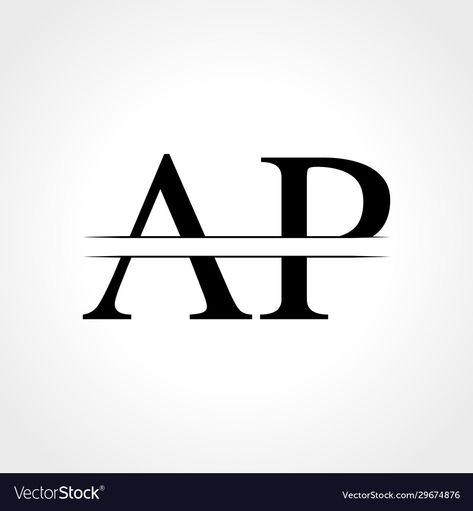 Ap Initial Logo, Letter Logos Ideas, Ap Logo Design Fonts, Ap Letters Design, Ap Logo Design Letter, Two Letter Logo Design, Ap Logo Design, Business Typography, Two Letter Logo