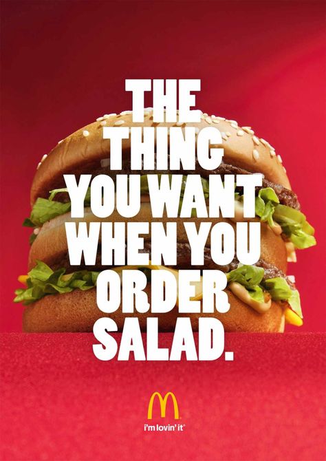 McDonald's: The thing Fast Food Advertising Poster, App Advertising, Fast Food Poster, Fast Food Advertising, Mcdonalds Fast Food, Food Posters, Restaurant Ad, Mcdonald's Restaurant, Food Advertising