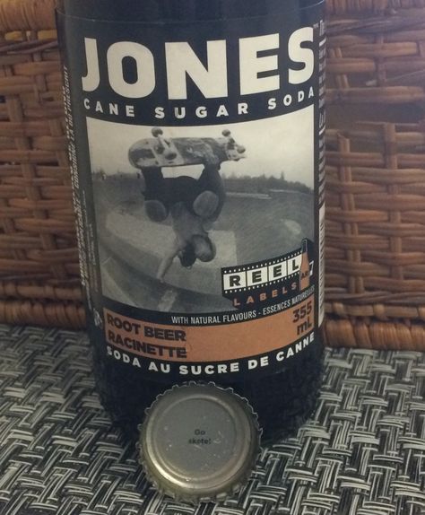 Jones Soda: Skateboard. Soda Aesthetic Can, Jones Soda, Vintage Soda Can, Goli Soda Bottles, Craft Soda, Vintage Soda Bottles, Natural Flavors, Energy Drinks, Beer Bottle