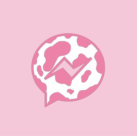 Pink Cow Print App Icons, Cowgirl App Icons, Cow Icon, Messenger Icon, Ipad Layout, Pink Cow Print, Theme Iphone, Youtube Icon, Ipad Organizer