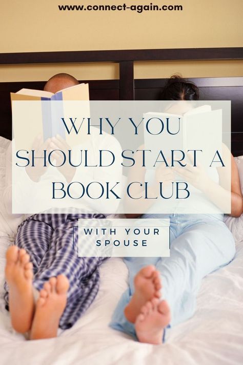 Have you ever read a book with your spouse at the same time? See some great recommendations for books to read together! Books For Couples To Read Together Fun, Couples Books To Read, Best Books For Couples To Read Together, Books To Read With Your Spouse, Books To Read As A Couple, Books For Couples To Read Together, Couples Reading, Books For Couples, Start A Book Club