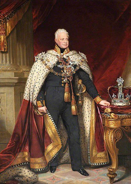 King William Iv, Coronation Robes, William Iv, King William, William Henry, Art Ancien, British Monarchy, St Andrews, A4 Poster