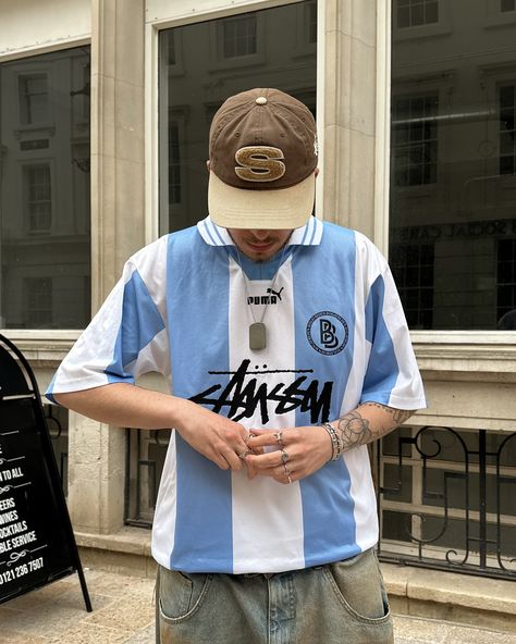 @lazarnedkov with our reworked Stussy jersey 👀 Stussy Jersey, Stussy Football Jersey, Stussy Design Shirt, Stussy Dice Hoodie, 8ball Fleece Stussy, Desain Merek, Stussy Vintage Tee, Tshirt Printing Business, Printing Business