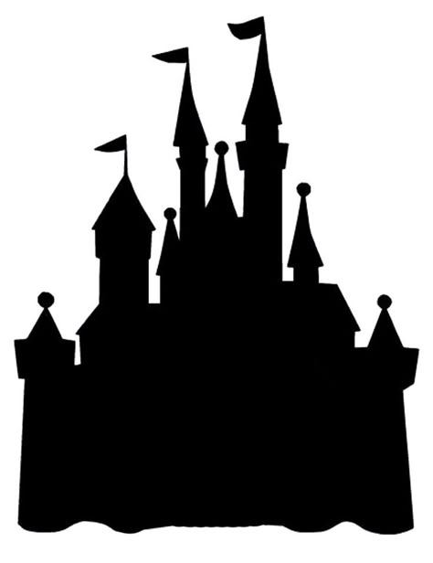 Disneyland Castle Silhouette, Disney Castle Silhouette, Alice In Wonderland Decorations, Disney Elena, Prince Theme, Disney Classroom, Disneyland Castle, Castle Painting, Disney Silhouette