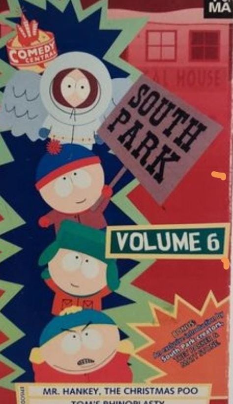 South Park Poster, South Park Creators, Park Videos, 2000s Magazines, South Park Videos, Eric Cartman, Wall Posters, Vintage Poster, Box Art