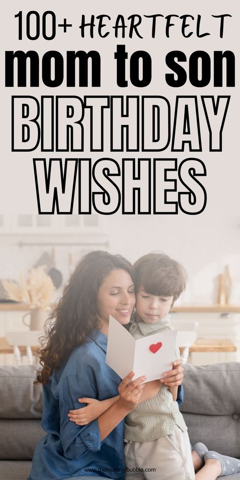 Sweet and funny captions and social media posts for mother to son birthday wishes. How to wish your boy a happy birthday. Birthday Wish Son From Mom, Birthday Wishes For A Son From Mother, My Son's Birthday Wishes, Birthday Wishes From Mother To Son, Happy Birthday To A Special Son, Quote For Sons Birthday From Mom, Mom To Son Birthday Quotes, Sons Bday Quotes Mom, Happy Birthday Wishes For A Son From Mom