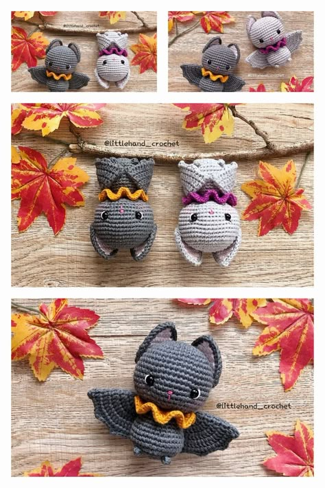 Amigurumi Candy Bat Free Pattern-1 15 Crochet Mini Bat Free Pattern, Tiny Halloween Crochet Patterns, Small Bat Crochet Pattern, Crochet Amigurumi Bat, Animaguri Crochet Free Pattern, Cute Crochet Halloween, Crochet Halloween Plushies Pattern Free, Crochet Amigurumi Halloween, Halloween Crochet Ideas Free