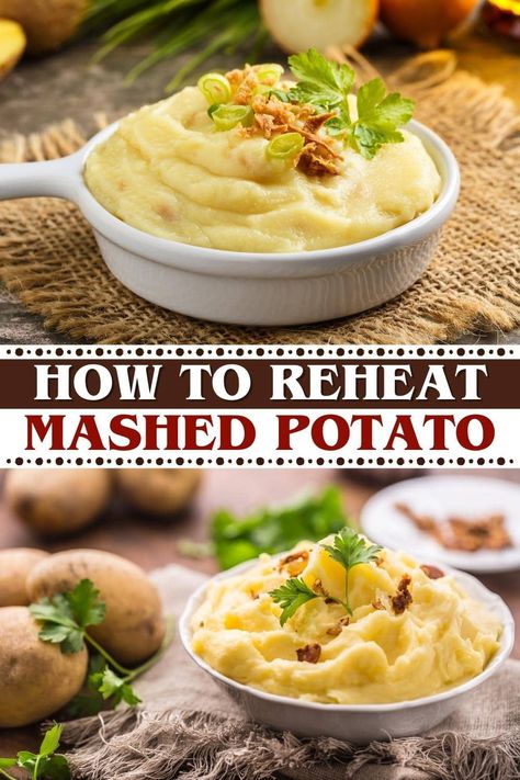 Potatoes On Stove, Reheat Mashed Potatoes, Potatoes In Microwave, Mashed Potatoes, Stove, Oven