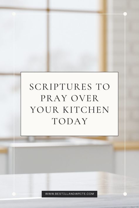 Last week I was remembering all the scriptures we wrote on the foundation and frame of our home when it was being built. I realized that since the build, I really haven't spent much time praying over our home. So, in the spirit of surrendering this space to Jesus, I am going to start choosing scriptures to pray over each room. Read Scriptures to Pray Over Your Kitchen Today below. Posters Christian, Hygge Kitchen, Scriptures To Pray, Jesus I Am, Living Slow, A Moment To Remember, Psalm 34, The Lord Is Good, Taste And See