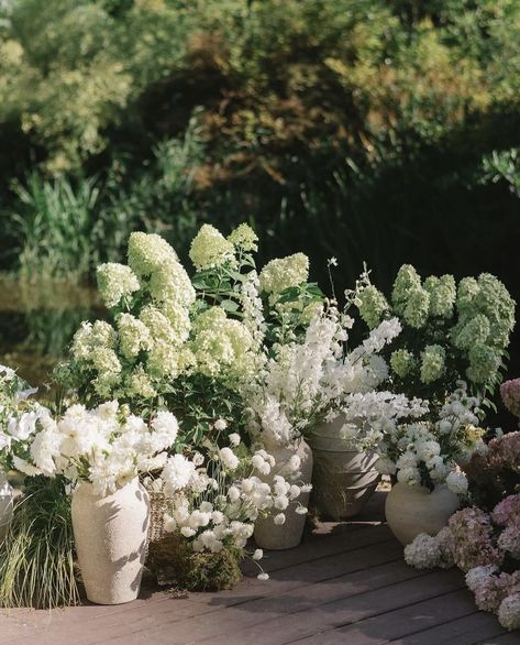 Antique Hydrangea, Summer Ceremony, Hydrangea Potted, Fall Hydrangea, Floral Arch Wedding, Country Garden Weddings, Hydrangeas Wedding, Botanical Gardens Wedding, Lovely Friends