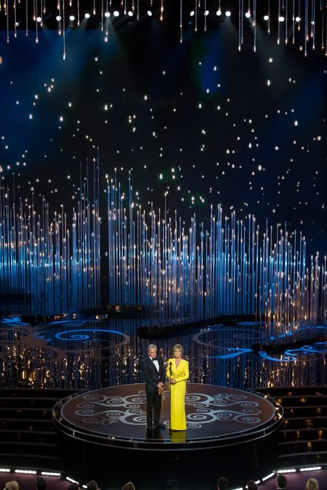 Award Stage Design, Concert Stage Design, Christmas Stage, Oscars 2015, Michael Douglas, Stage Set Design, Event Stage, Church Stage, Concert Stage