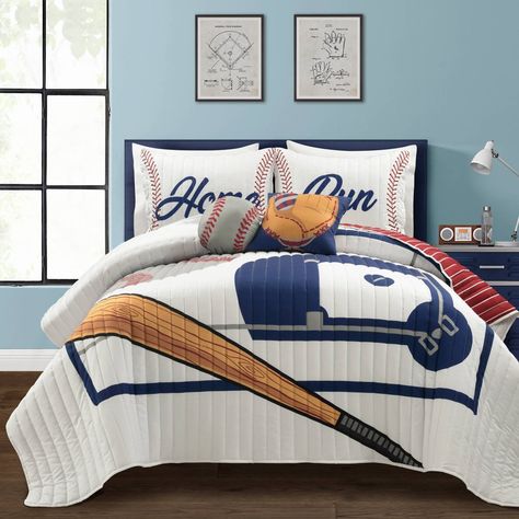 Boys baseball bedroom