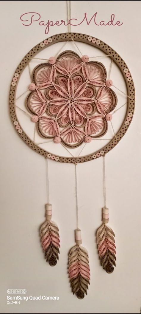 Quilling Dreamcatcher, Quling Ideas Beautiful, Cute Paintings, Paper Quilling Designs, Quilling Art, Quilling Designs, Paper Quilling, Crochet Designs, Dream Catcher