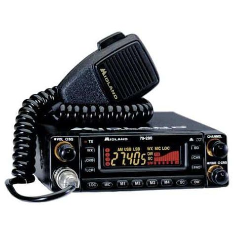 79-290 Midland CB Radio with Detachable Face Fall Guy Truck, Citizens Band Radio, Signal Jammer, Citizen Band, Face P, Emergency Radio, Cb Radios, All Band, Cb Radio